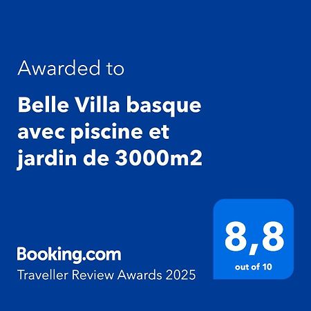 Belle Villa Basque Avec Piscine Et Jardin De 3000M2 Saint-Jean-de-Luz Buitenkant foto